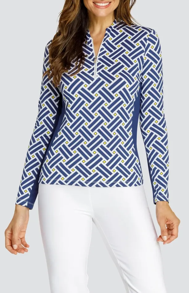 Tail Activewear Trey Top 8211 Electric Diamond Women Long Sleeve