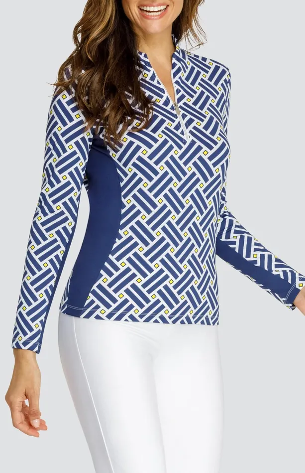 Tail Activewear Trey Top 8211 Electric Diamond Women Long Sleeve