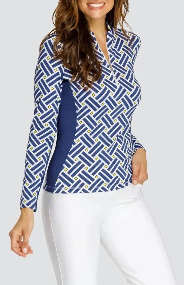 Tail Activewear Trey Top 8211 Electric Diamond Women Long Sleeve