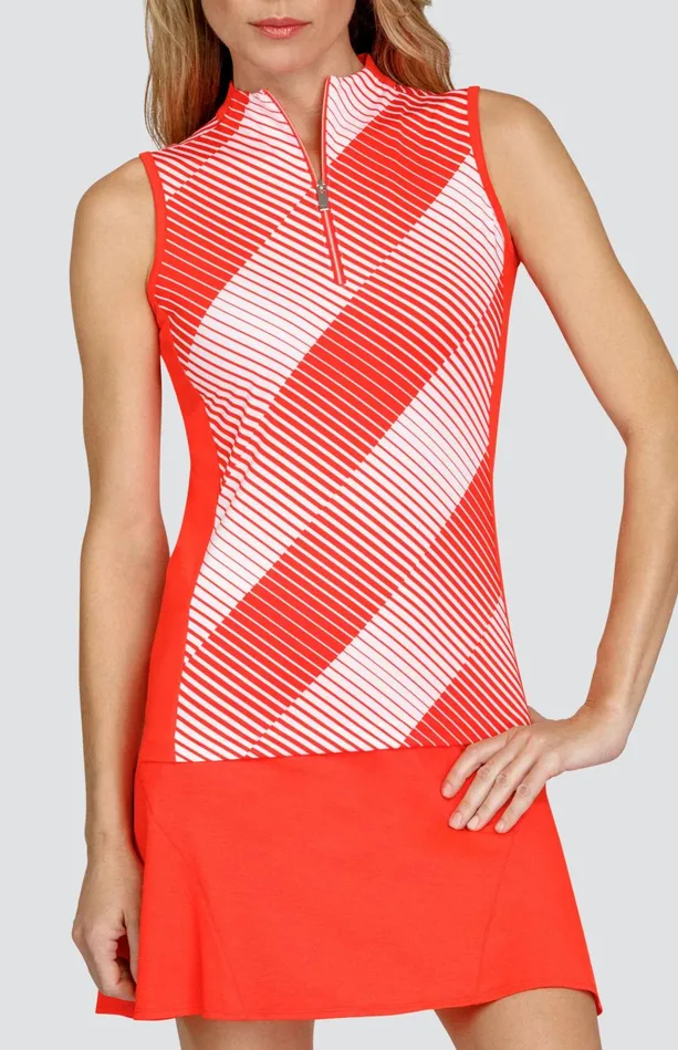 Tail Activewear Zura Top 8211 Inverted Stripe 8211 FINAL SALE Women Sleeveless Tail Activewear Zura Top 8211 Inverted Stripe 8211 FINAL SALE Women Sleeveless