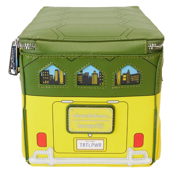 Teenage Mutant Ninja Turtles 40th Anniversary Party Wagon Figural Crossbody Bag Unisex Loungefly Crossbody Bags Teenage Mutant Ninja Turtles 40th Anniversary Party Wagon Figural Crossbody Bag Unisex Loungefly Crossbody Bags