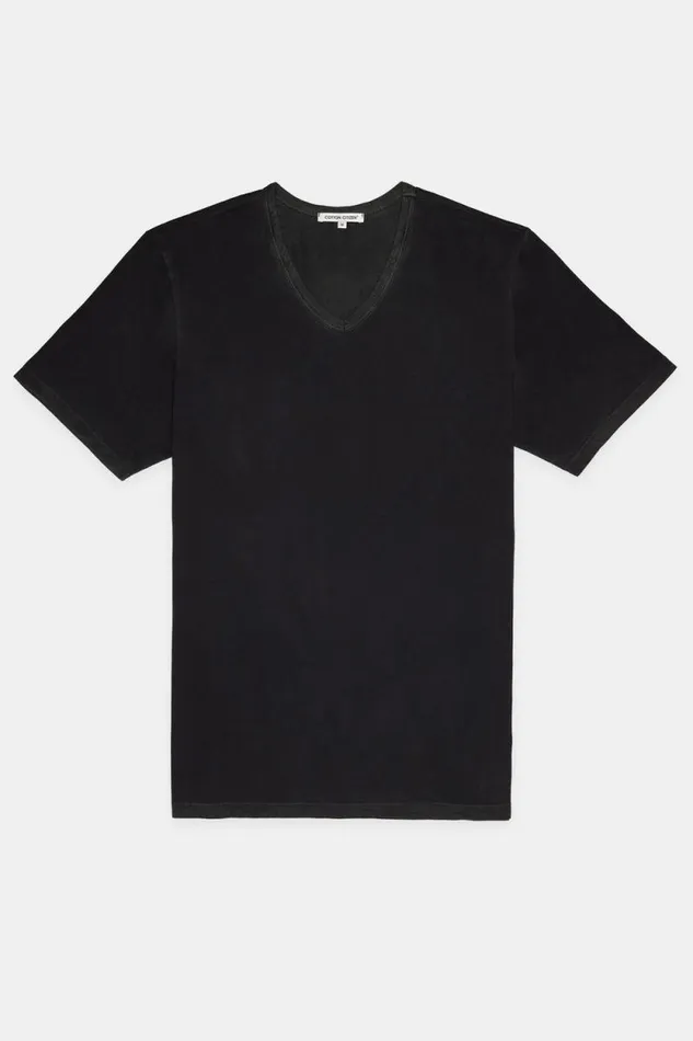 Tees Men COTTON CITIZEN Classic VNeck Tee Vintage Black Tees Men COTTON CITIZEN Classic VNeck Tee Vintage Black
