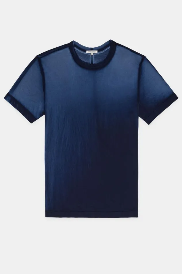 Tees Men COTTON CITIZEN Prince Tee Navy Cast Tees Men COTTON CITIZEN Prince Tee Navy Cast