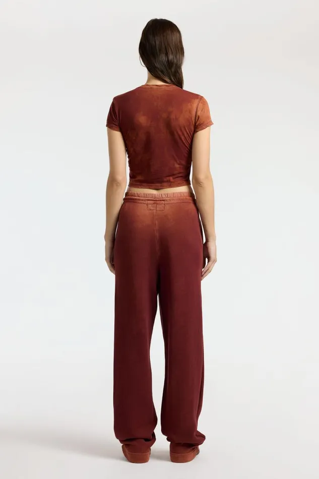 Tees Women COTTON CITIZEN Standard Baby Tee Vintage Red Wine Tees Women COTTON CITIZEN Standard Baby Tee Vintage Red Wine
