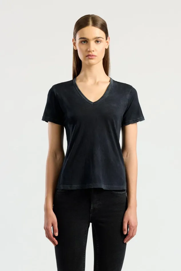 Tees Women COTTON CITIZEN Standard VNeck Tee Vintage Black