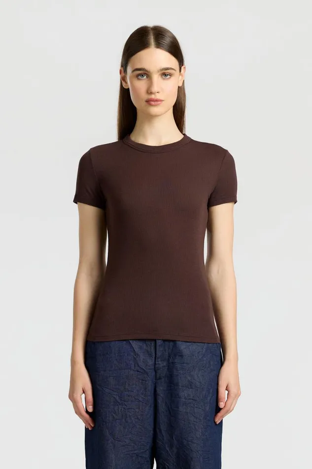 Tees Women COTTON CITIZEN Verona Tee Chocolate
