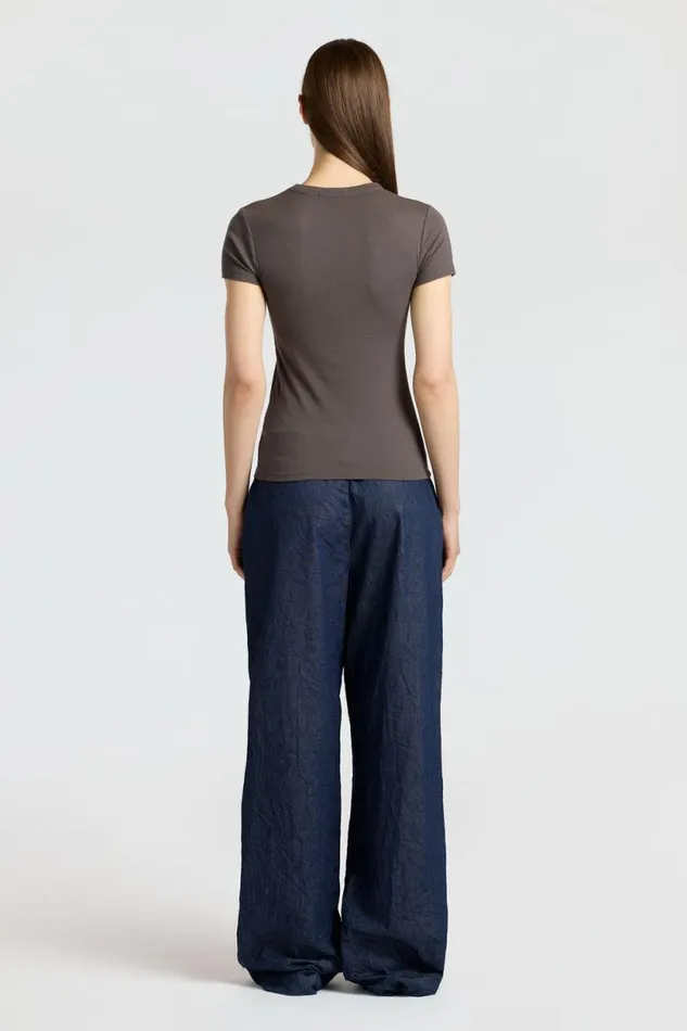 Tees Women COTTON CITIZEN Verona Tee Stone Tees Women COTTON CITIZEN Verona Tee Stone