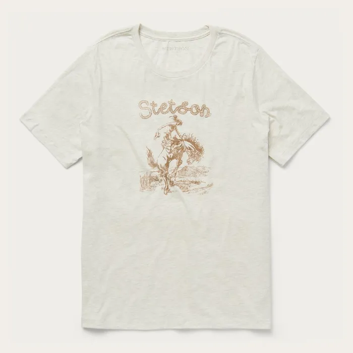 Tees Women Stetson Giddy Up Graphic Tee White