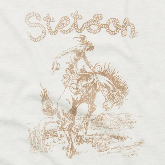 Tees Women Stetson Giddy Up Graphic Tee White
