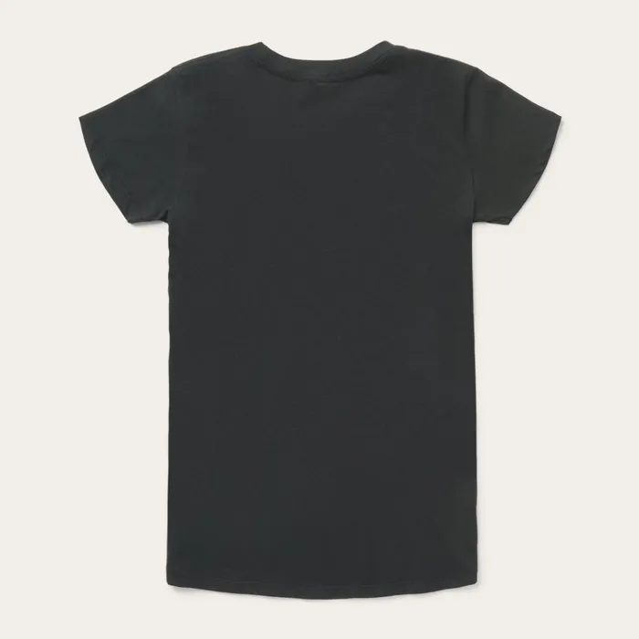 Tees Women Stetson Rope Print Graphic Tee Black