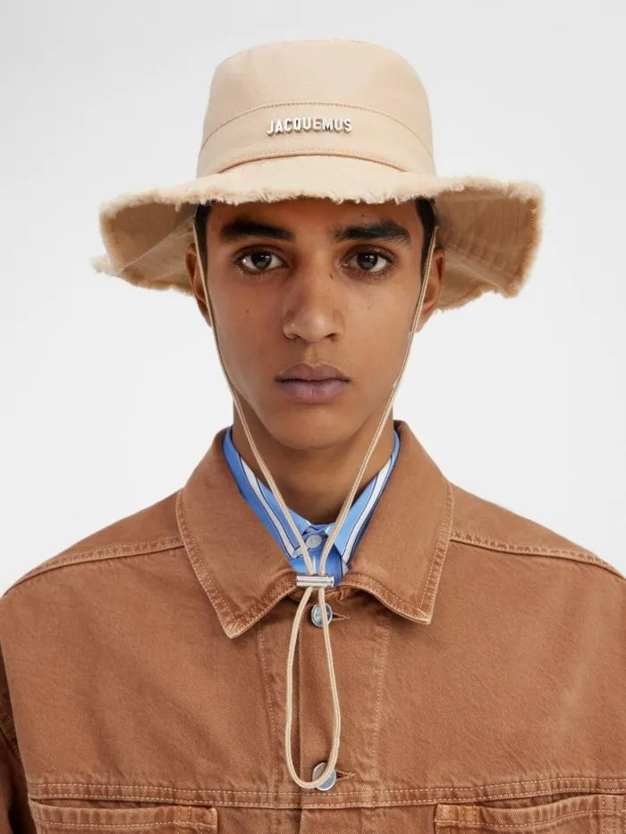 The Artichaut Bucket Hat Beige WomenMen JACQUEMUS Hats The Artichaut Bucket Hat Beige WomenMen JACQUEMUS Hats
