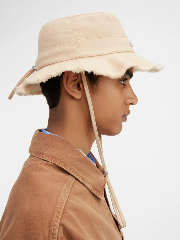 The Artichaut Bucket Hat Beige WomenMen JACQUEMUS Hats The Artichaut Bucket Hat Beige WomenMen JACQUEMUS Hats