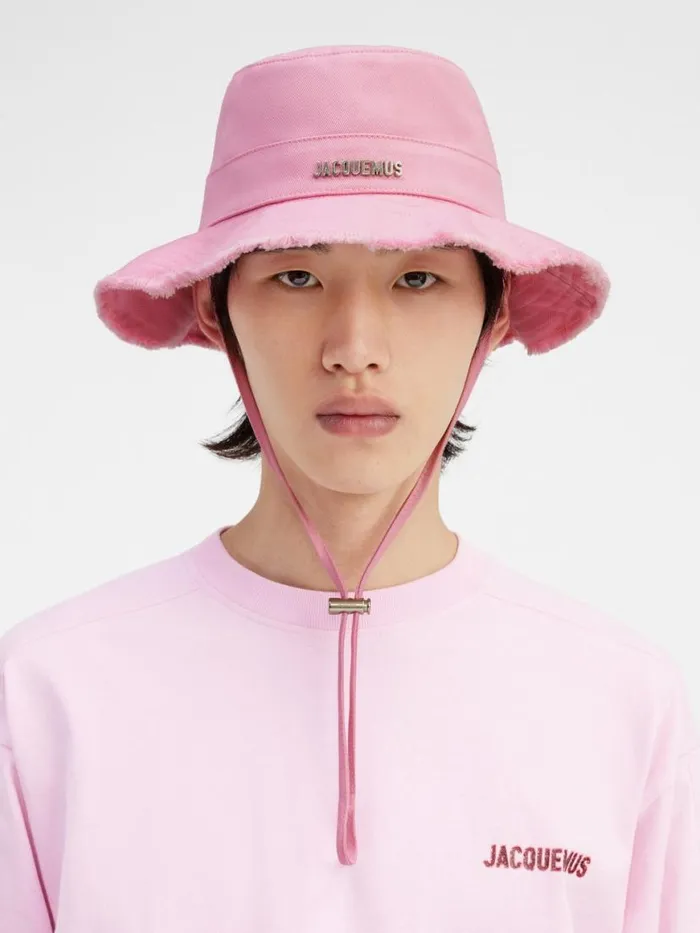 The Artichaut Bucket Hat Light Pink WomenMen JACQUEMUS Hats The Artichaut Bucket Hat Light Pink WomenMen JACQUEMUS Hats