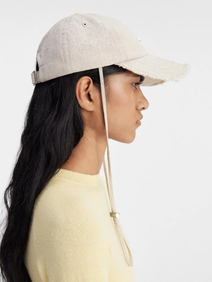 The Artichaut Cap Light Greige WomenMen JACQUEMUS Hats The Artichaut Cap Light Greige WomenMen JACQUEMUS Hats