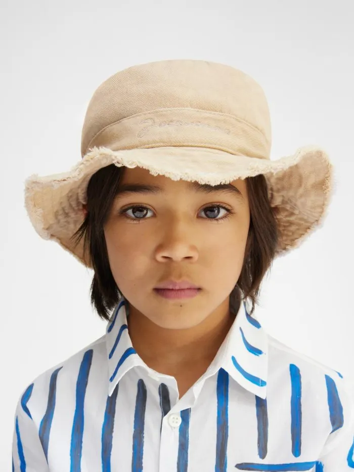 The Artichaut Kids039 Bucket Hat Dark Beige WomenMen JACQUEMUS Accessories and Shoes The Artichaut Kids039 Bucket Hat Dark Beige WomenMen JACQUEMUS Accessories and Shoes