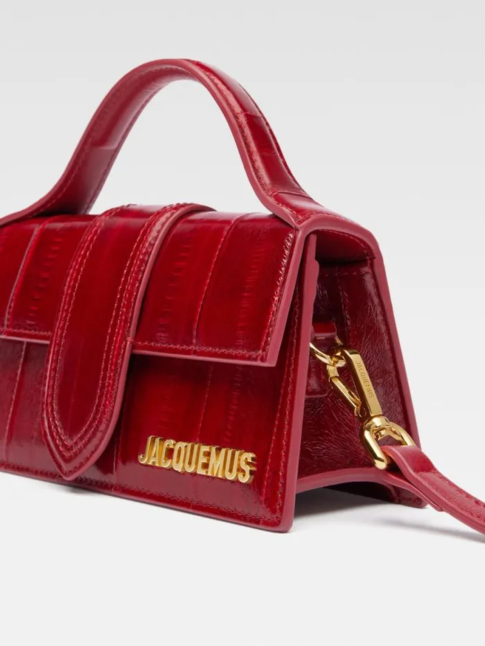 The Bambino Dark Red Women JACQUEMUS Crossbody and Handbags The Bambino Dark Red Women JACQUEMUS Crossbody and Handbags