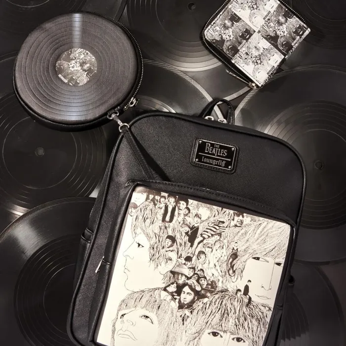 The Beatles Revolver Album Cover Mini Backpack With Record Coin Bag Unisex Loungefly Backpacks The Beatles Revolver Album Cover Mini Backpack With Record Coin Bag Unisex Loungefly Backpacks