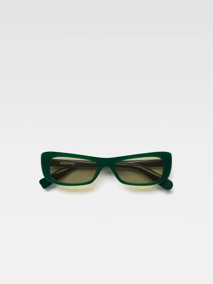 The Capri Sunglasses Dark Green WomenMen JACQUEMUS Sunglasses