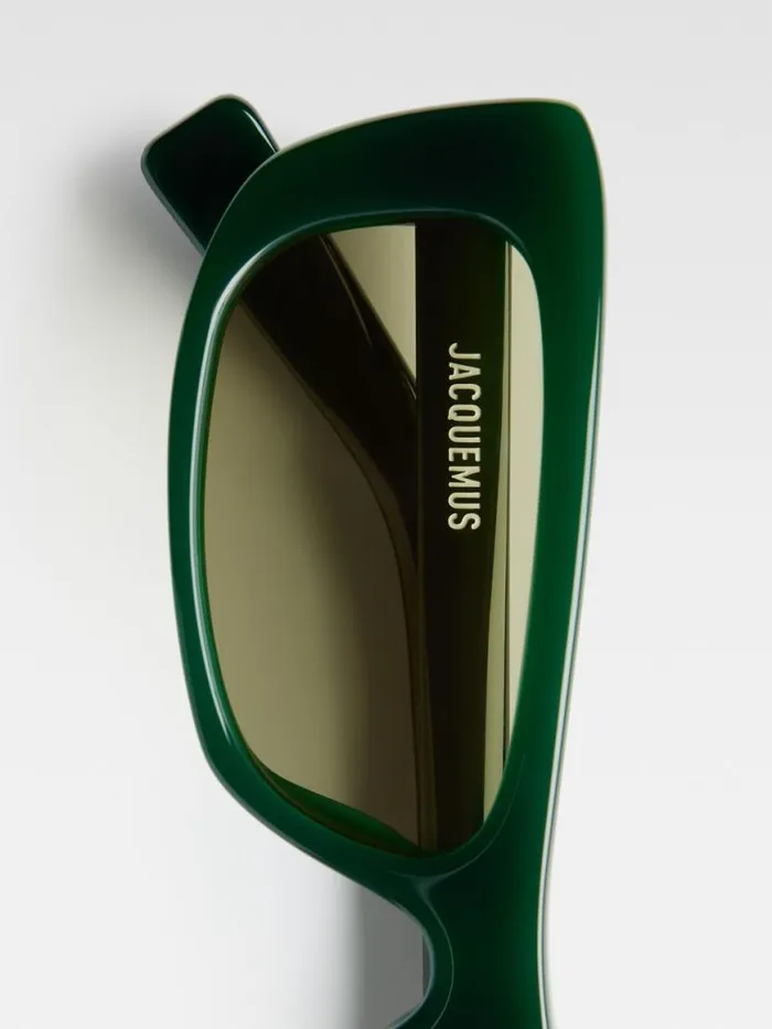 The Capri Sunglasses Dark Green WomenMen JACQUEMUS Sunglasses The Capri Sunglasses Dark Green WomenMen JACQUEMUS Sunglasses