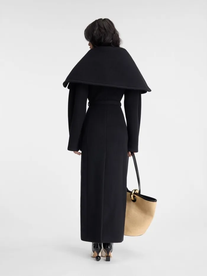 The Caruso Coat Black Women JACQUEMUS Coats and Jackets The Caruso Coat Black Women JACQUEMUS Coats and Jackets