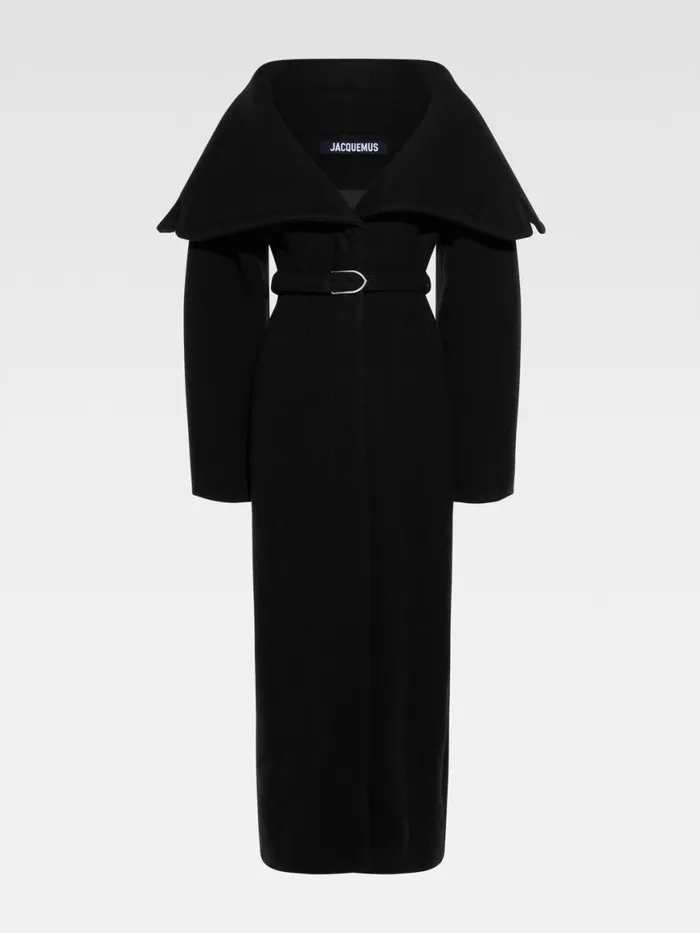 The Caruso Coat Black Women JACQUEMUS Coats and Jackets The Caruso Coat Black Women JACQUEMUS Coats and Jackets