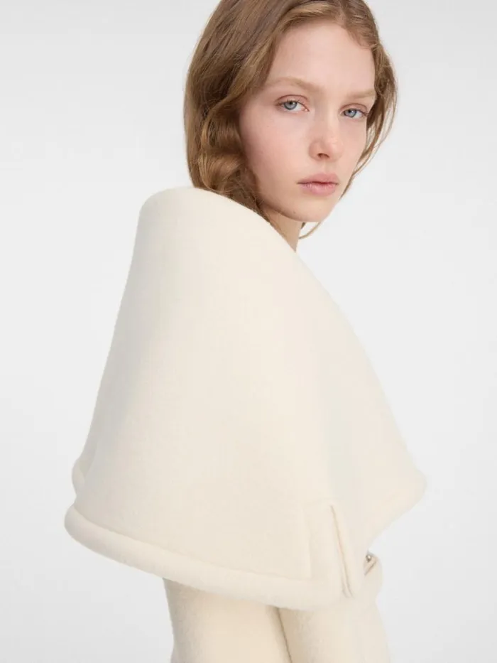 The Caruso Coat Offwhite Women JACQUEMUS Coats and Jackets