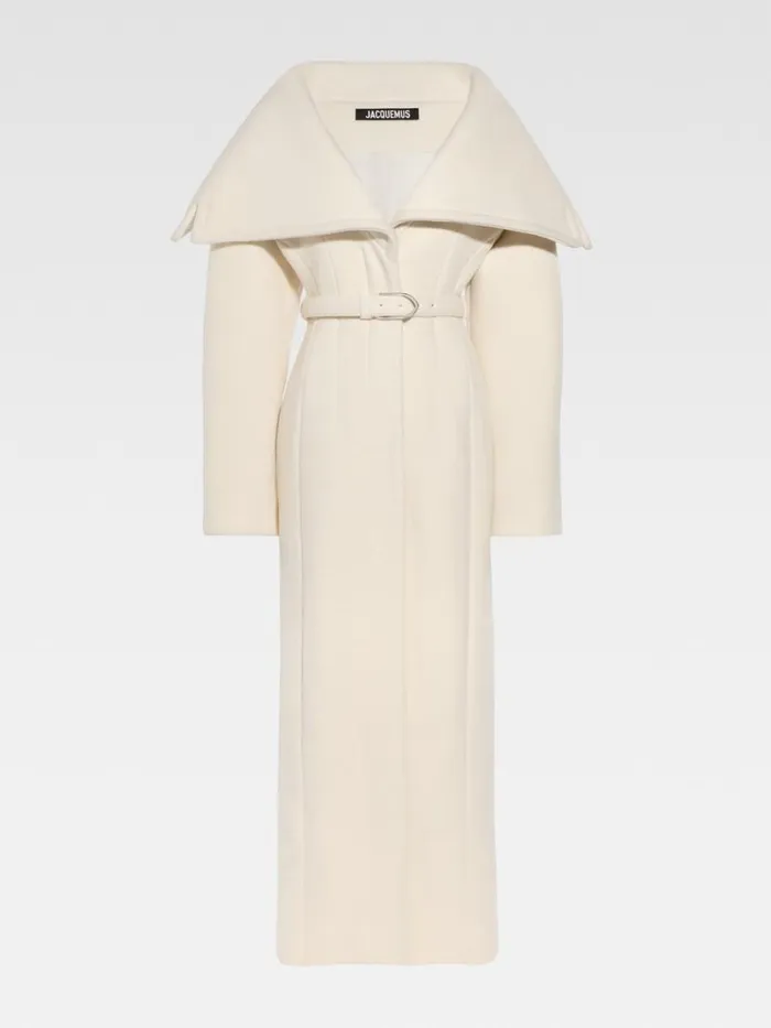 The Caruso Coat Offwhite Women JACQUEMUS Coats and Jackets