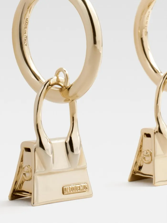 The Chiquito Hoops Earrings Light Gold Women JACQUEMUS Jewellery The Chiquito Hoops Earrings Light Gold Women JACQUEMUS Jewellery