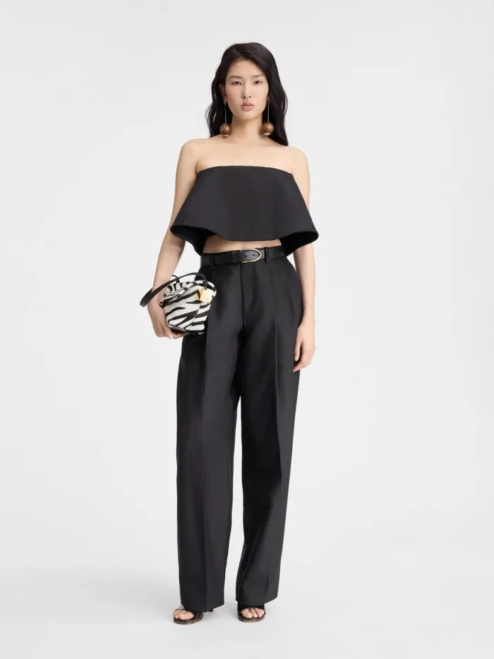 The Curzio Pants Black Women JACQUEMUS Trousers and Shorts