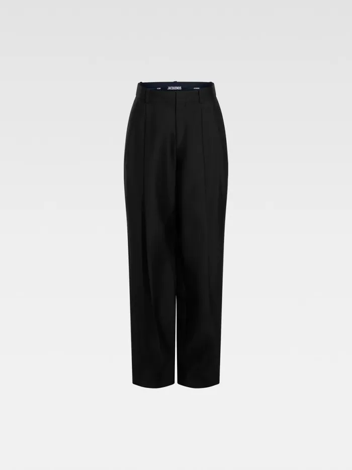 The Curzio Pants Black Women JACQUEMUS Trousers and Shorts The Curzio Pants Black Women JACQUEMUS Trousers and Shorts