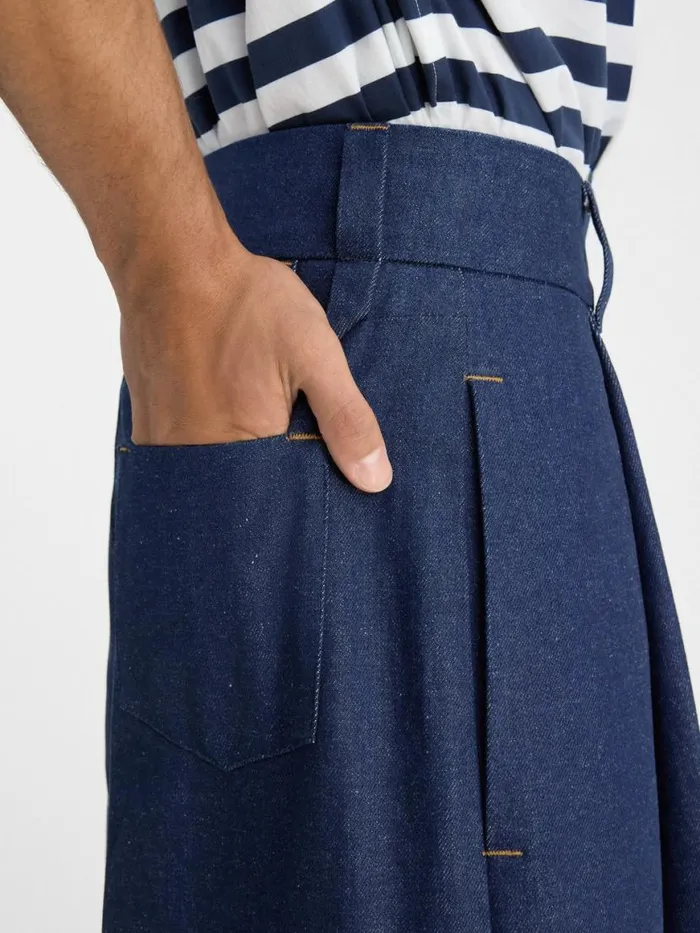 The DeNmes Ravello Denim Shorts Navy Men JACQUEMUS Denim The DeNmes Ravello Denim Shorts Navy Men JACQUEMUS Denim