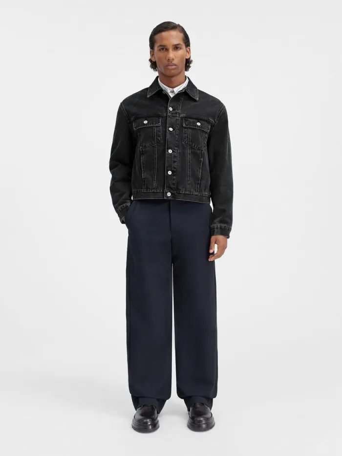 The Denim DeNmes Jacket Black Men JACQUEMUS Denim