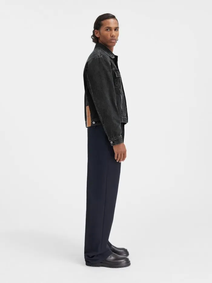 The Denim DeNmes Jacket Black Men JACQUEMUS Denim The Denim DeNmes Jacket Black Men JACQUEMUS Denim
