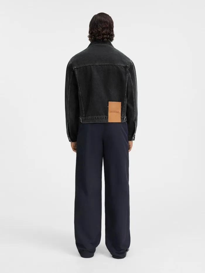 The Denim DeNmes Jacket Black Men JACQUEMUS Denim The Denim DeNmes Jacket Black Men JACQUEMUS Denim