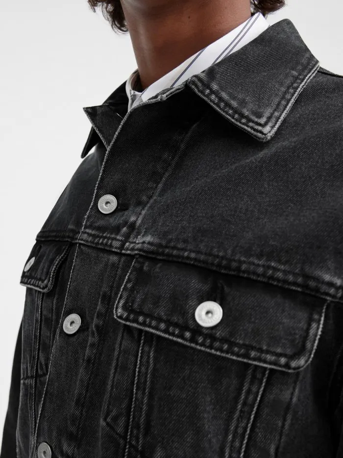 The Denim DeNmes Jacket Black Men JACQUEMUS Denim The Denim DeNmes Jacket Black Men JACQUEMUS Denim