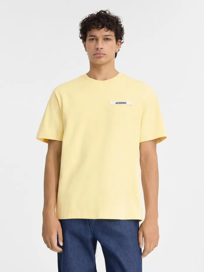 The Gros Grain Tshirt Light Yellow WomenMen JACQUEMUS Tshirts