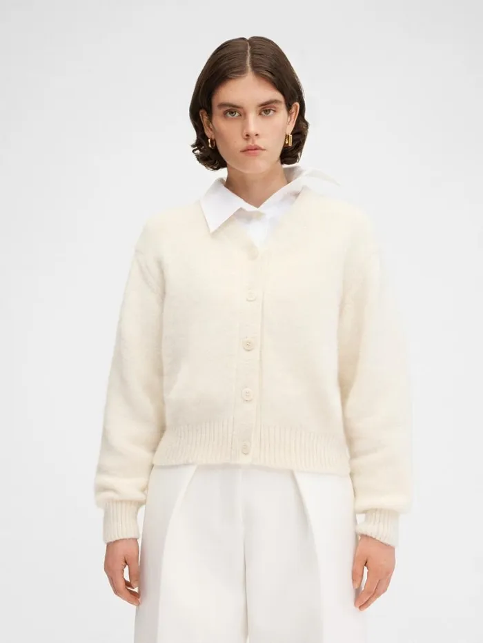 The Jacquemus Cardigan Light Beige Women JACQUEMUS Knits