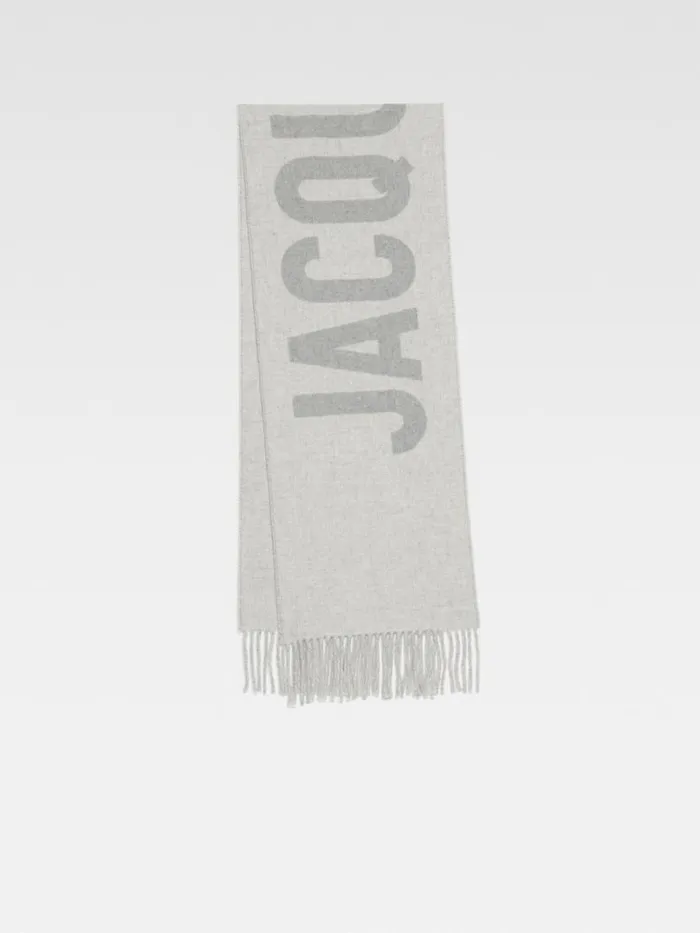 The Jacquemus Scarf Grey WomenMen JACQUEMUS Scarves Beanies and Gloves