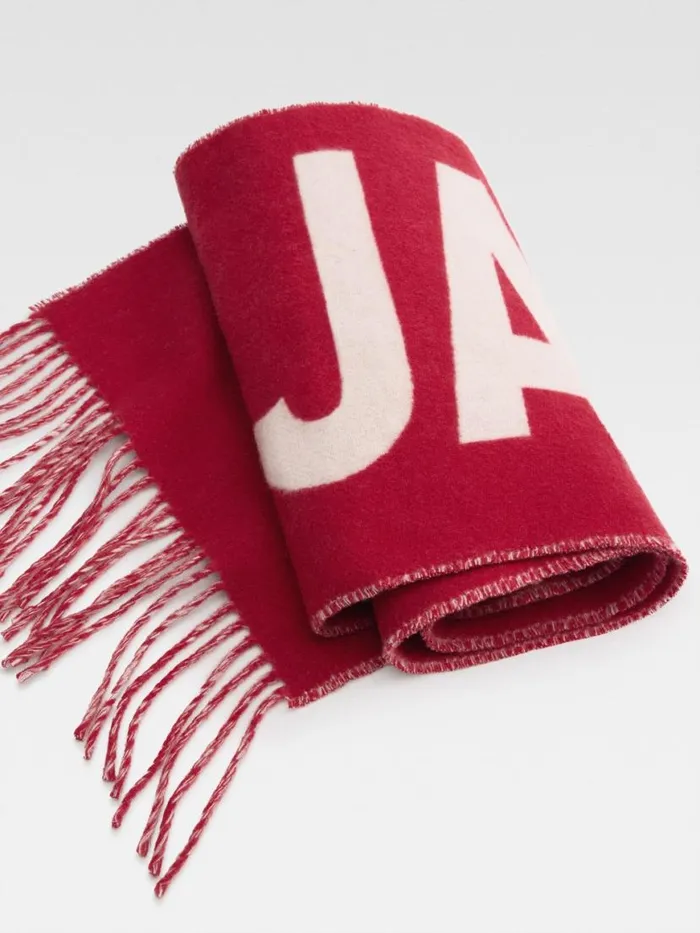 The Jacquemus Scarf Red WomenMen JACQUEMUS Scarves Beanies and Gloves The Jacquemus Scarf Red WomenMen JACQUEMUS Scarves Beanies and Gloves