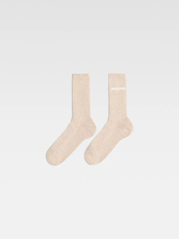 The Jacquemus Socks Light Beige WomenMen JACQUEMUS Textile Accessories