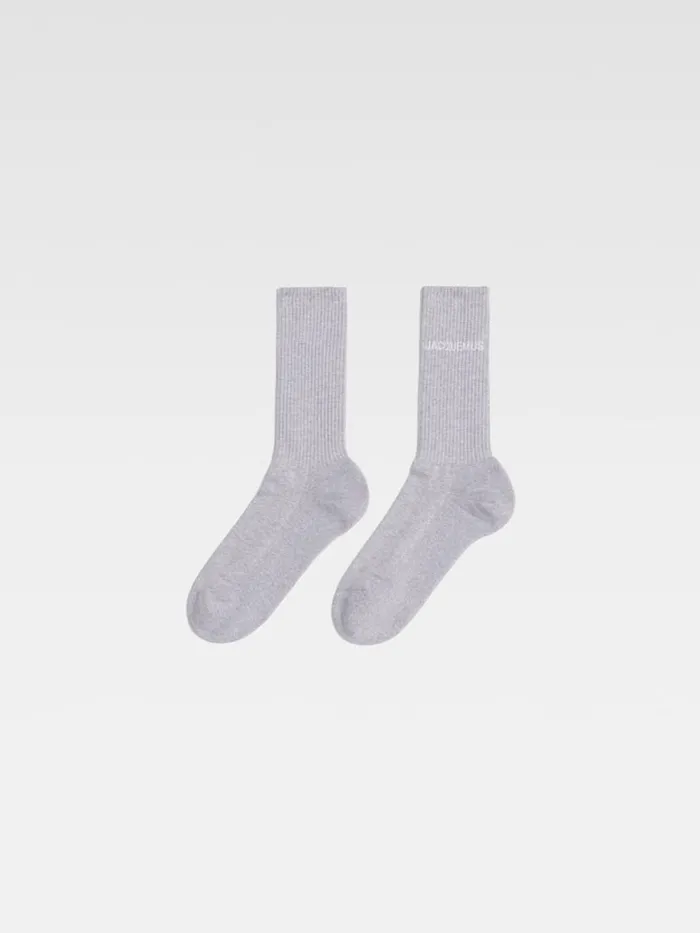 The Jacquemus Socks Medium Grey WomenMen JACQUEMUS Textile Accessories