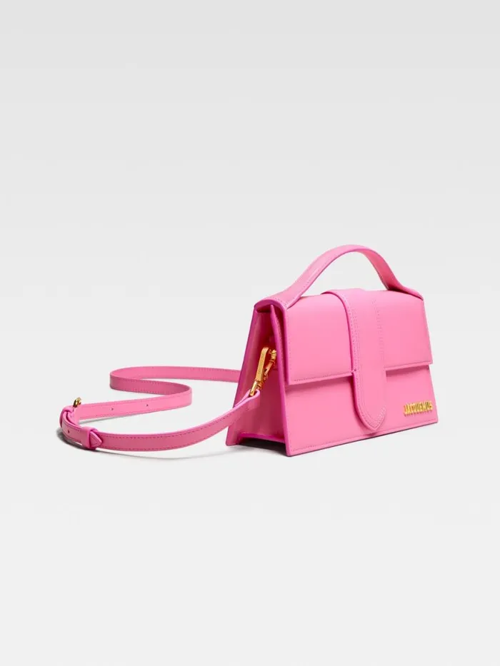 The Large Bambino Pink Women JACQUEMUS Crossbody and Handbags The Large Bambino Pink Women JACQUEMUS Crossbody and Handbags