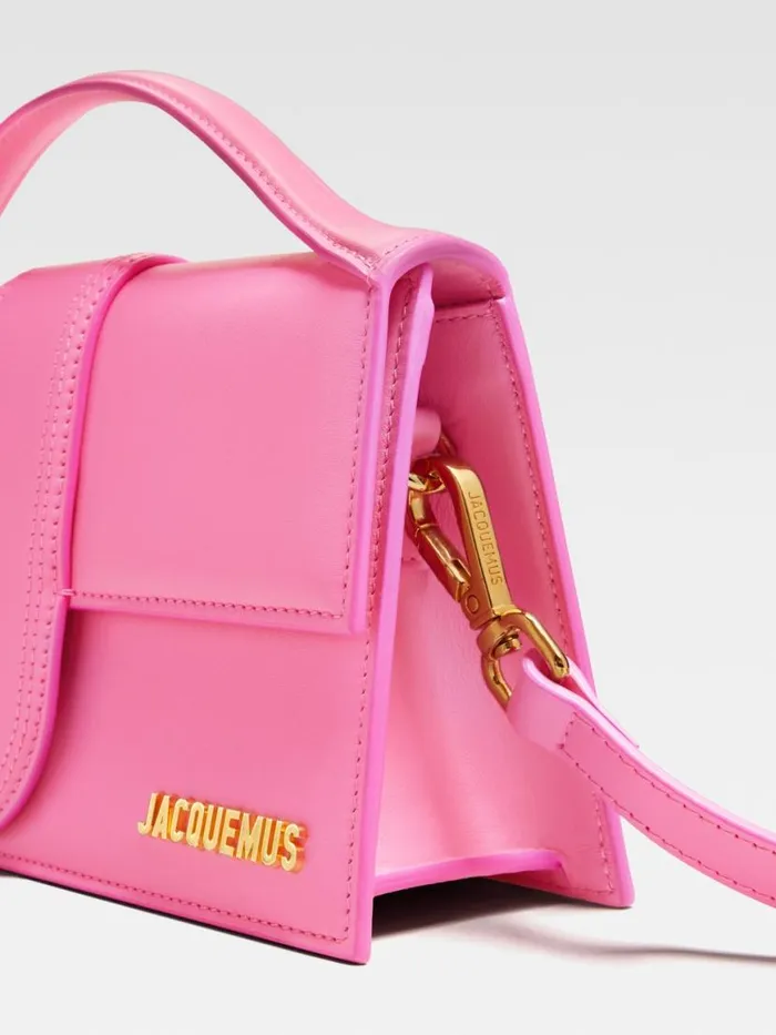 The Large Bambino Pink Women JACQUEMUS Crossbody and Handbags The Large Bambino Pink Women JACQUEMUS Crossbody and Handbags