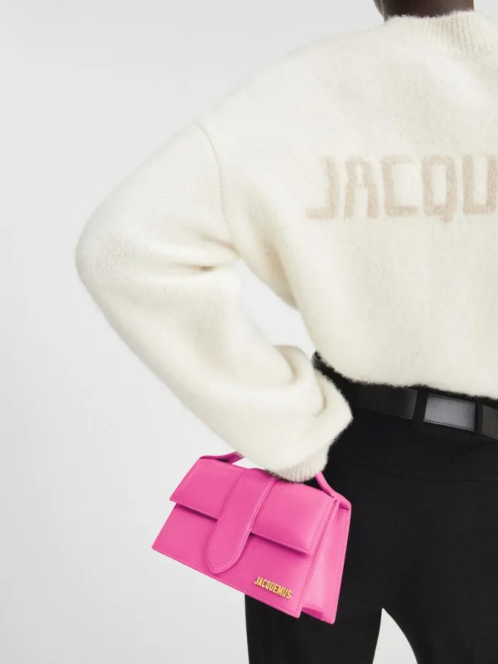 The Large Bambino Pink Women JACQUEMUS Crossbody and Handbags The Large Bambino Pink Women JACQUEMUS Crossbody and Handbags
