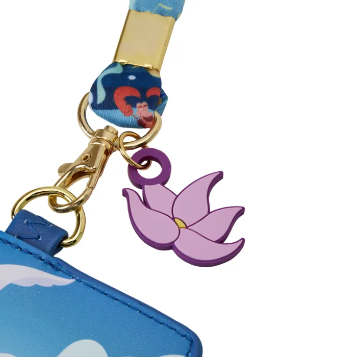 The Little Mermaid 35th Anniversary Life Is The Bubbles Lanyard With Card Holder Unisex Loungefly Small Accessories The Little Mermaid 35th Anniversary Life Is The Bubbles Lanyard With Card Holder Unisex Loungefly Small Accessories
