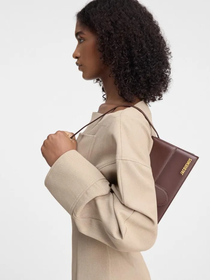The Long Bambino Brown Women JACQUEMUS Shoulder Bags The Long Bambino Brown Women JACQUEMUS Shoulder Bags
