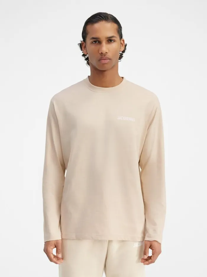 The Longsleeve Tshirt Light Beige WomenMen JACQUEMUS Tshirts