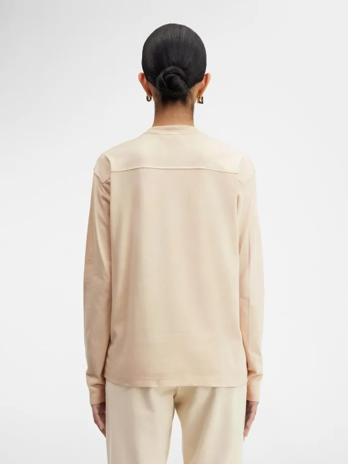 The Longsleeve Tshirt Light Beige WomenMen JACQUEMUS Tshirts The Longsleeve Tshirt Light Beige WomenMen JACQUEMUS Tshirts