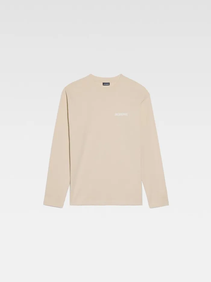 The Longsleeve Tshirt Light Beige WomenMen JACQUEMUS Tshirts The Longsleeve Tshirt Light Beige WomenMen JACQUEMUS Tshirts