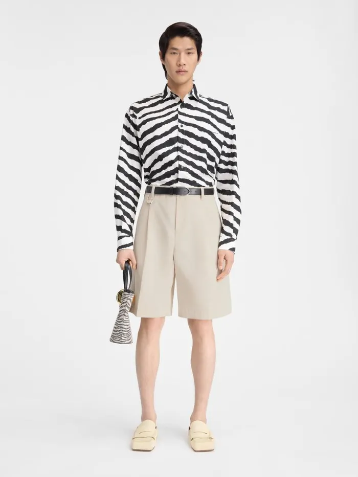 The Melo Shorts Light Beige Men JACQUEMUS Trousers and Shorts